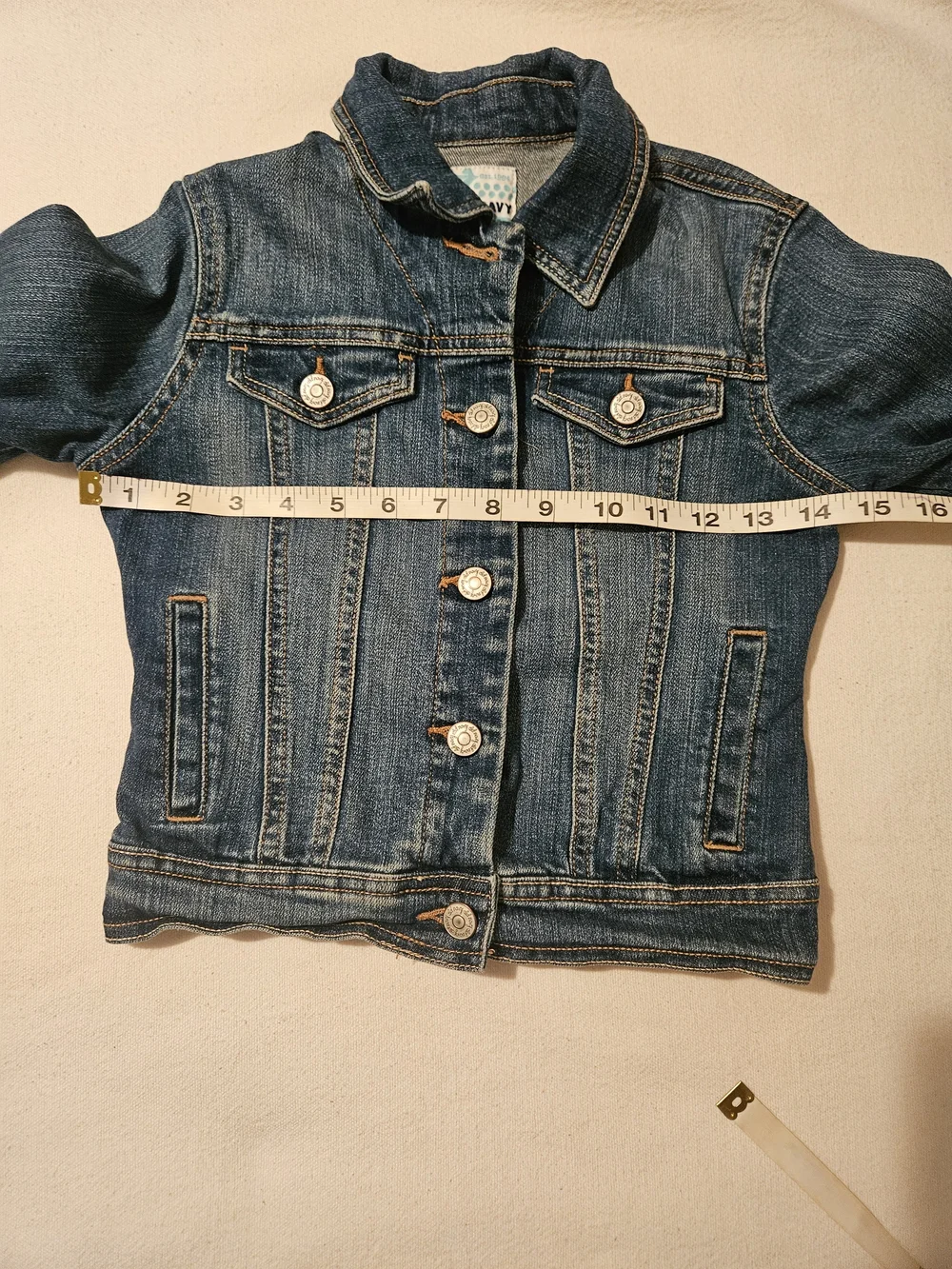 Old Navy Girls' Dark Blue Denim Jacket